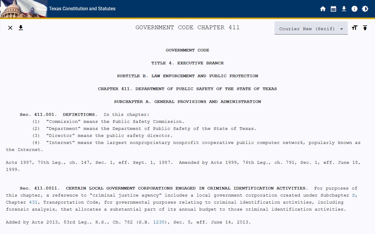 Texas Government Code Chapter 411 criminal history and nondisclosure for Bell County records